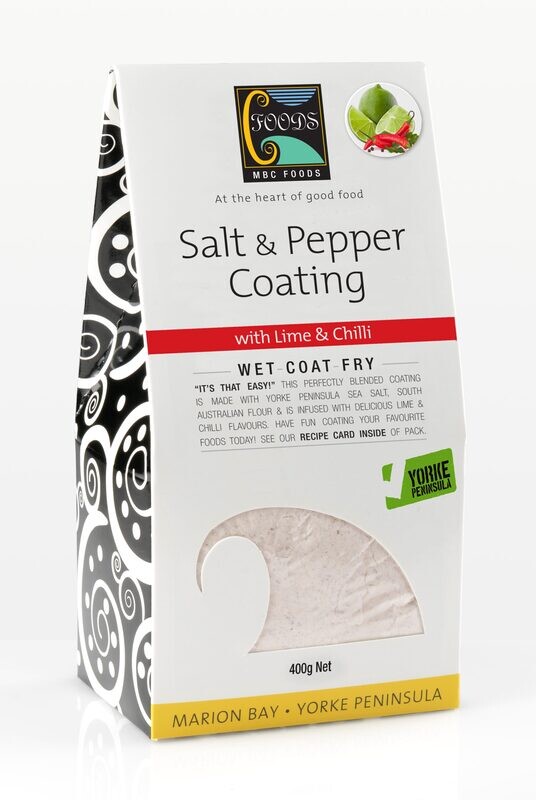 MBC Foods Salt & Pepper Coating - Lime & Chilli 400g | each