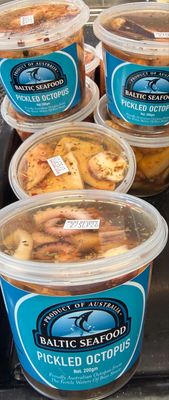Pickled Tasmanian Octopus 200gm Pots| each