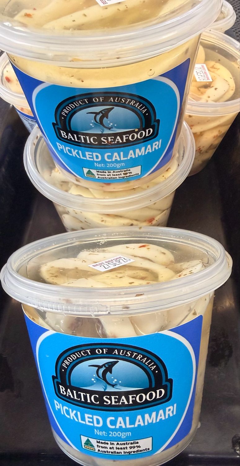 Pickled Australian Squid 200gm Pot| each