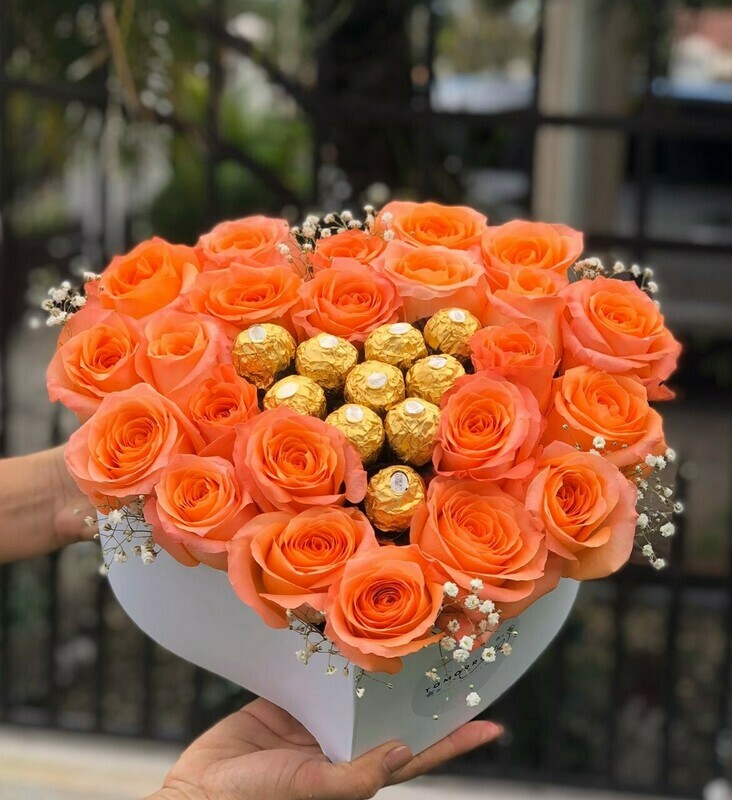 Full Roses Box de Corazón