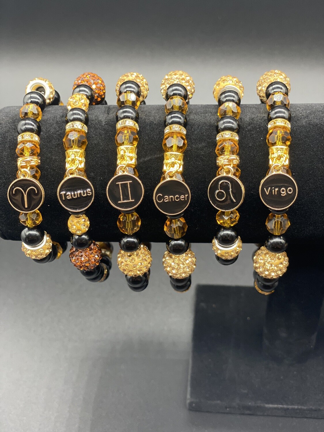 Zodiac Bracelet Onyx and Tiger&#39;s Eye