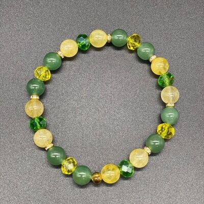 Green Aventurine(AAA) &amp; Citrine Bracelet