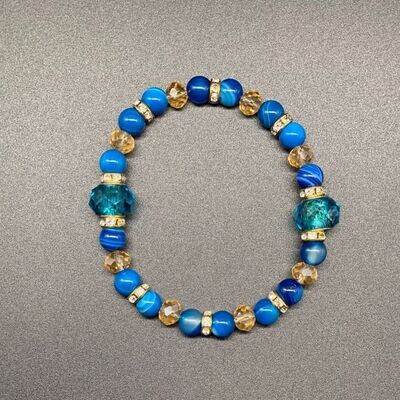 Blue Agate Bracelet