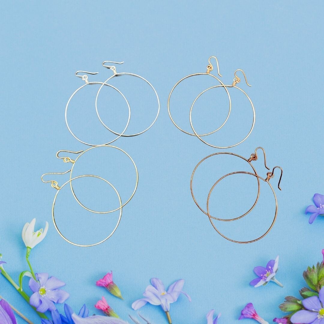 Wire Hoops - Large