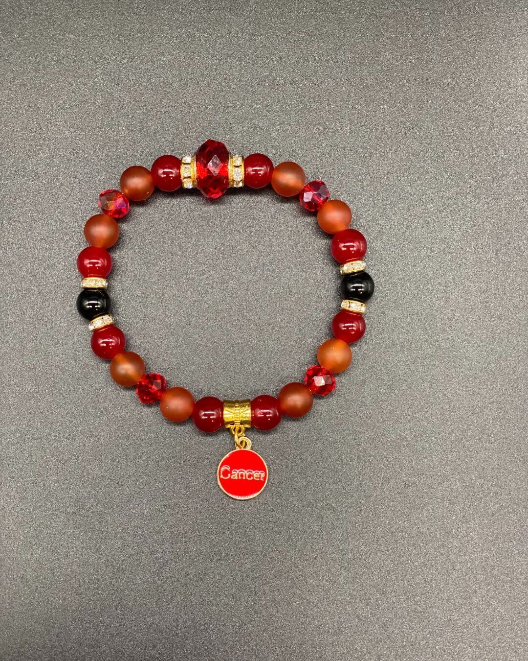 Zodiac Bracelet Carnelian &amp; Onyx