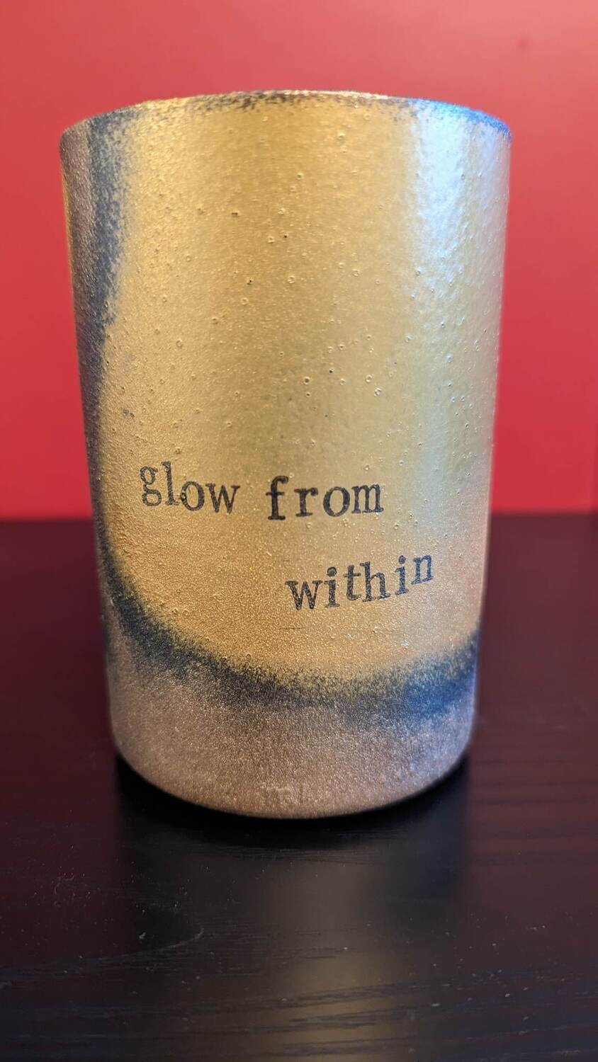 Glow From Within patchouli scented candle