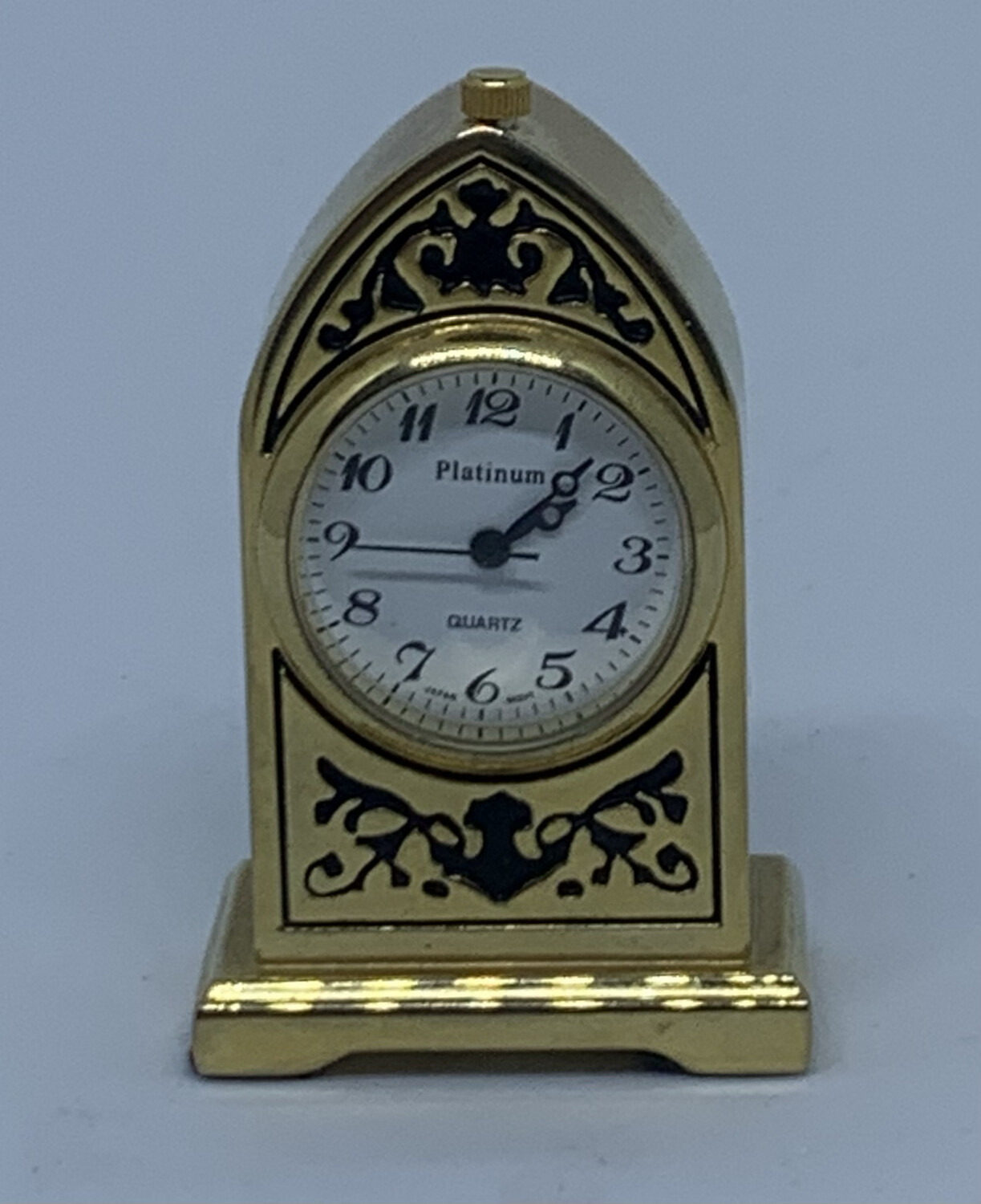 A collection of miniature novelty clocks, having quartz movements