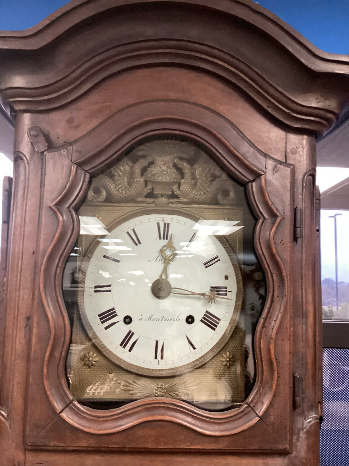 French Morbier Clock