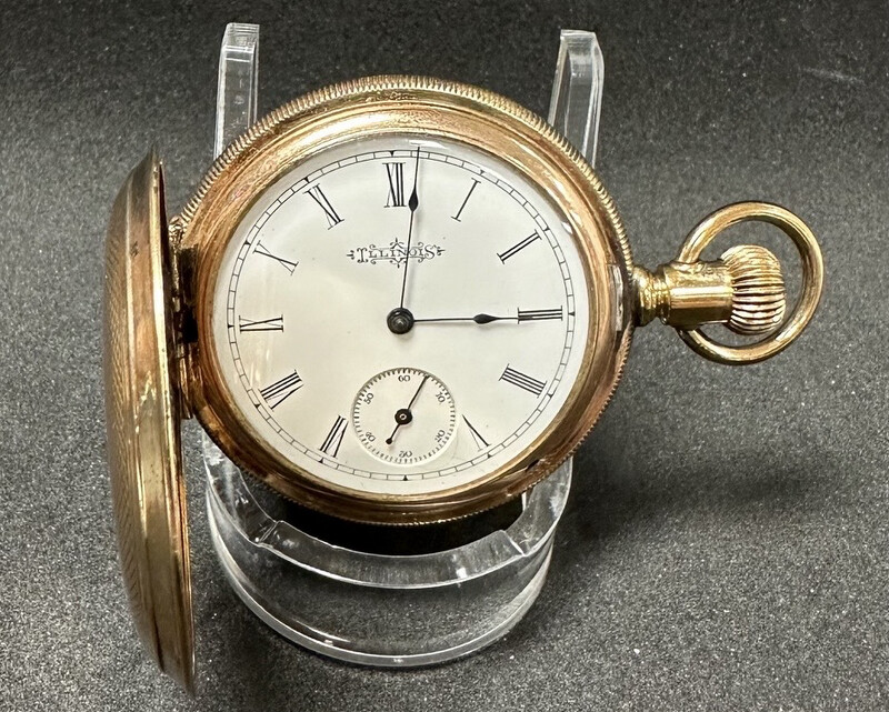 Illinois Pocket Watch Size 6 Hunting Case.