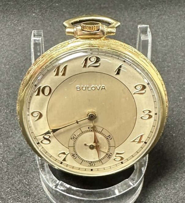Bulova Pocket Watch Size 12.