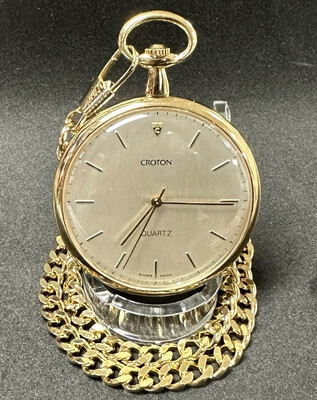Croton Pocket Watch. size 18 Quartz.