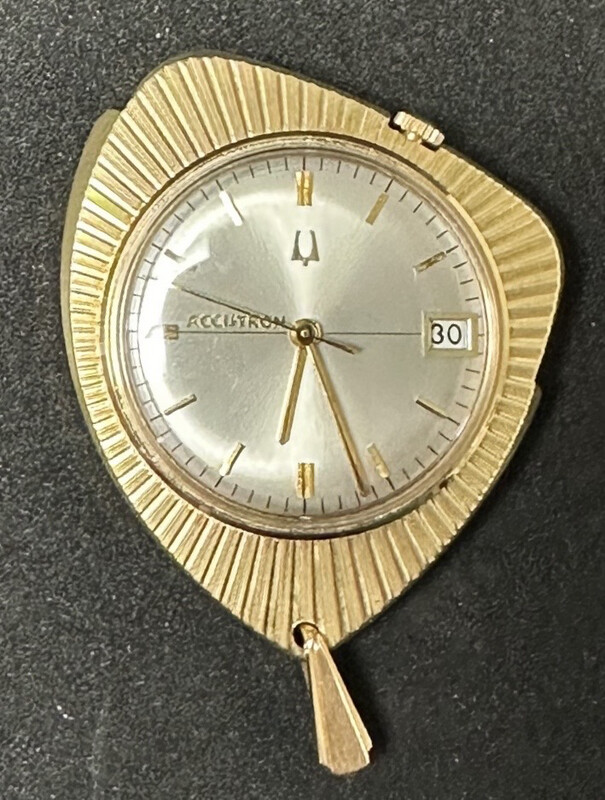 Bulova Accutron. 14k Pendant Watch.