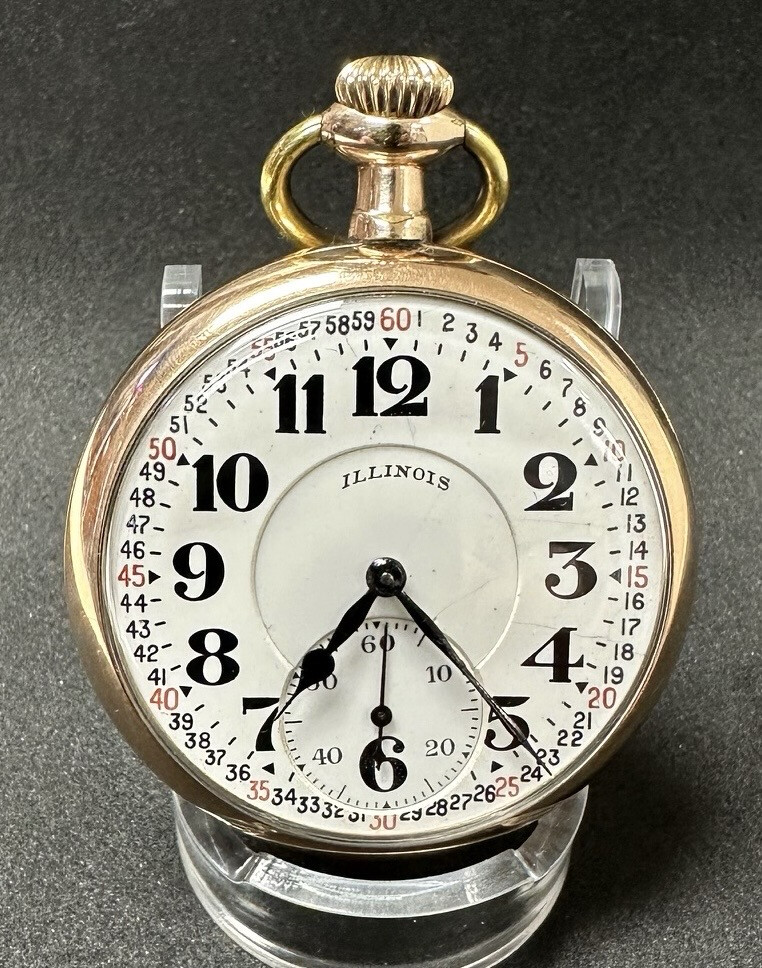 Illinois Pocket Watch Railroad. Size 16