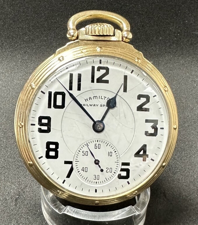 Hamilton 992b Rail Road Grade Pocket Watch. Size 16.