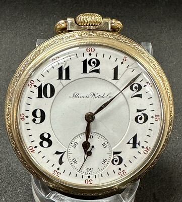 Illinois Pocket Watch. Size 16. 21 Jewel