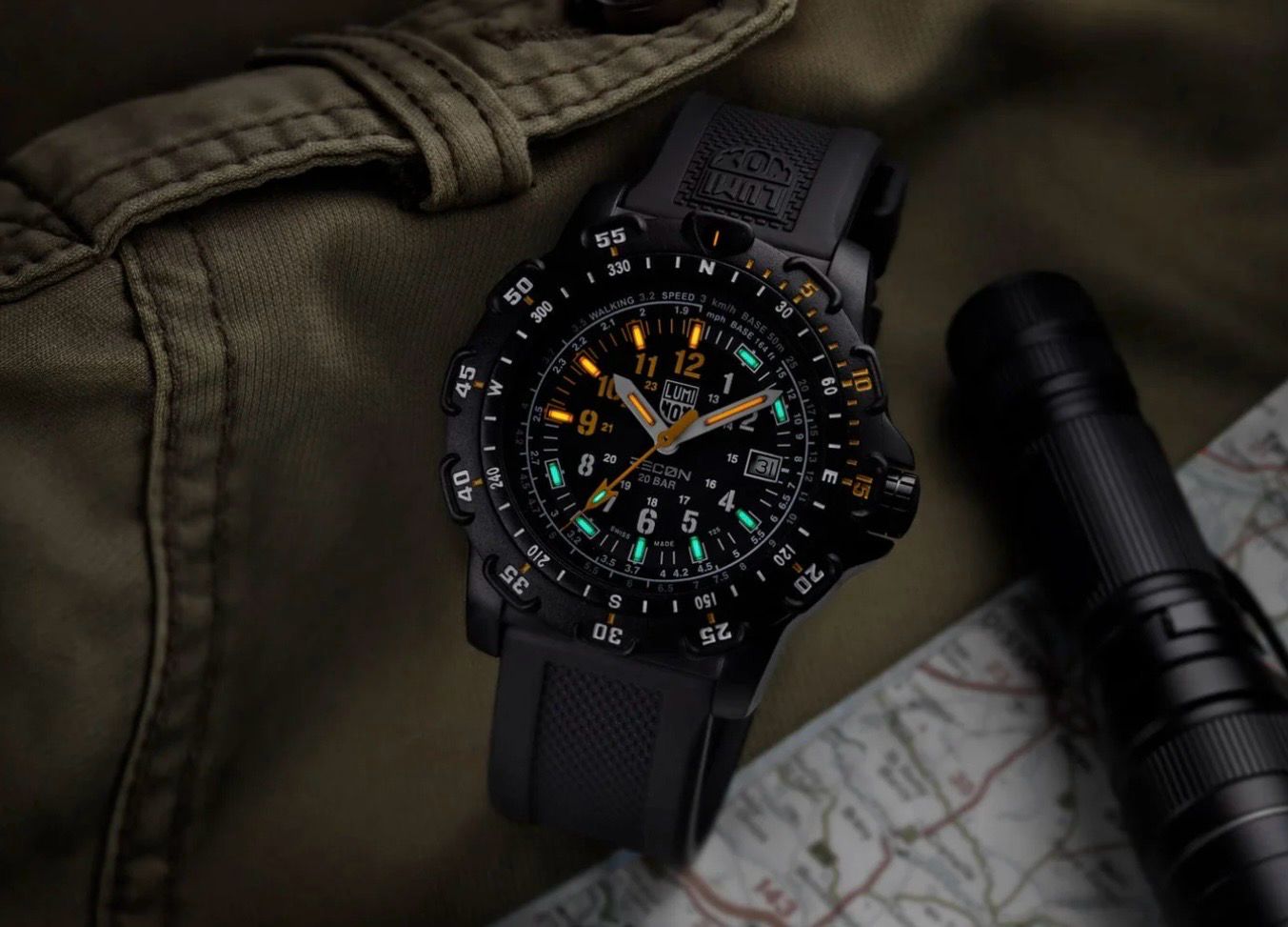 RECON Point Man 8820 Series Heritage Wristwatch, 45 mm