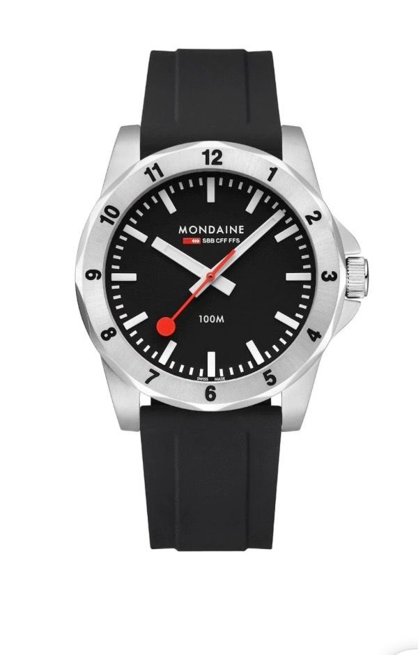 NUMERI 42 MM, SILICONE RUBBER SKU: MSN.42120.RB