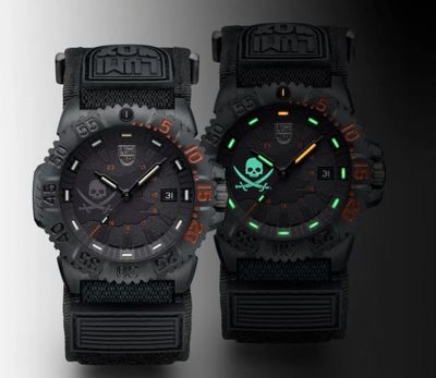 Navy SEAL 3050 Dive Watch, 44 mm, Pirate Watch Limited Edition SKU