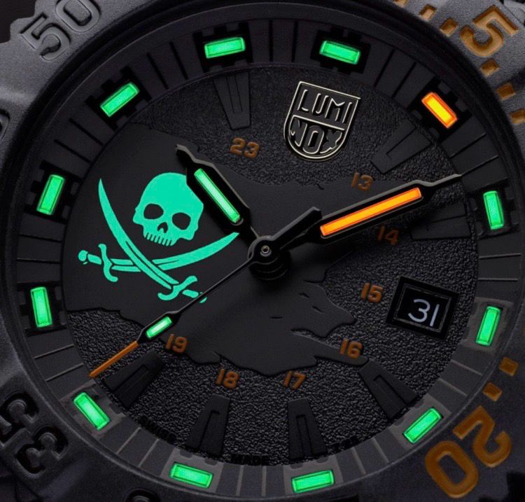 Navy SEAL 3050 Dive Watch, 44 mm, Pirate Watch Limited Edition SKU