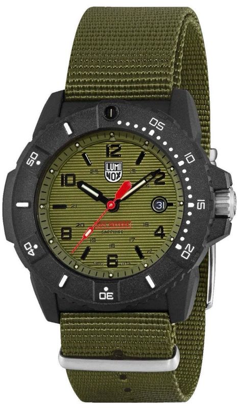 Luminox Navy Seal Carbonox 45mm Green Dial Quartz Mens XS.3617.SET