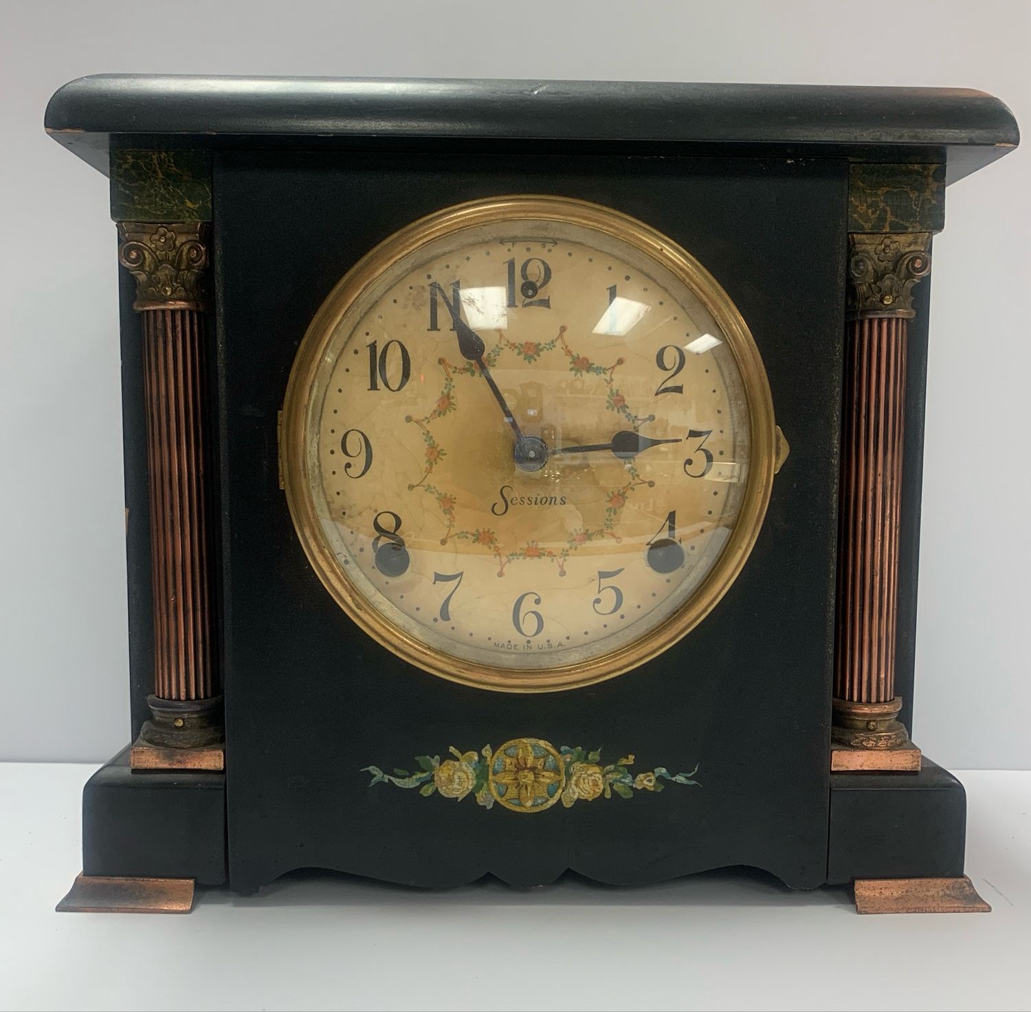 Sessions 8day Mantle Clock