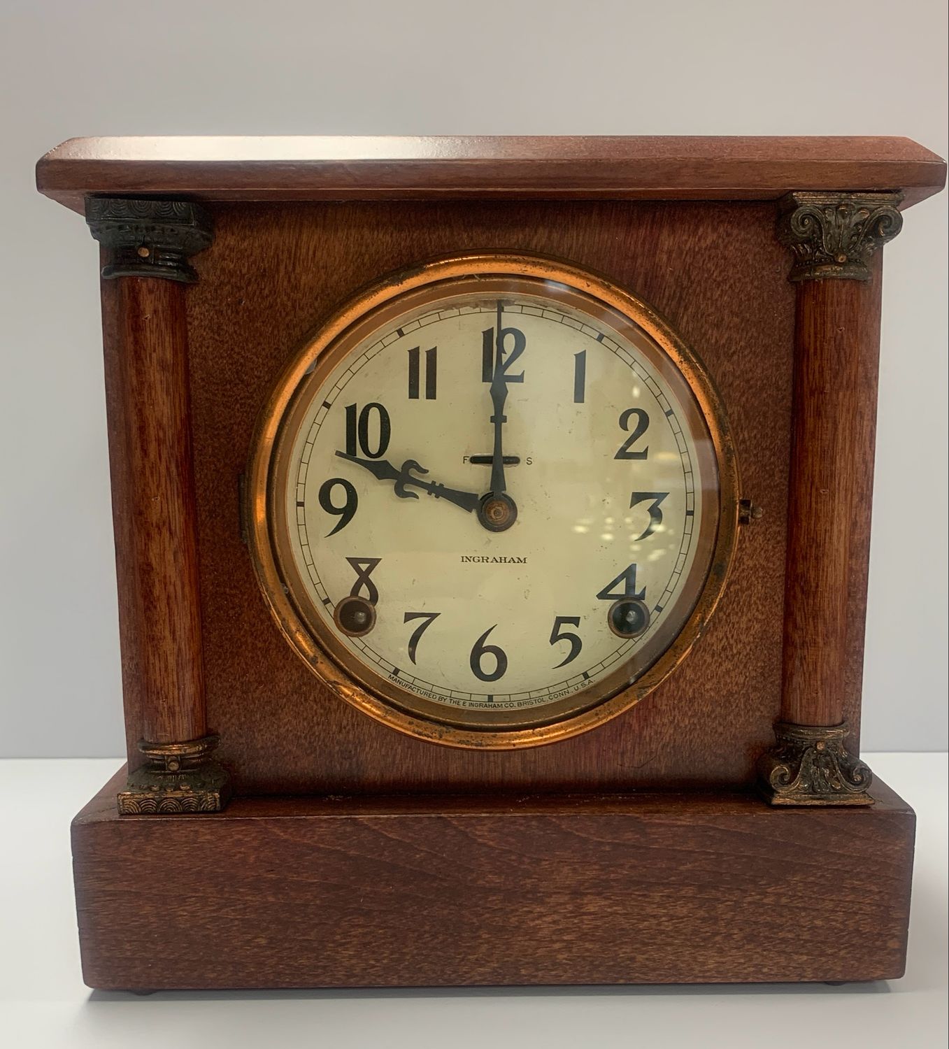 Ingraham 8 Day Mantle Clock