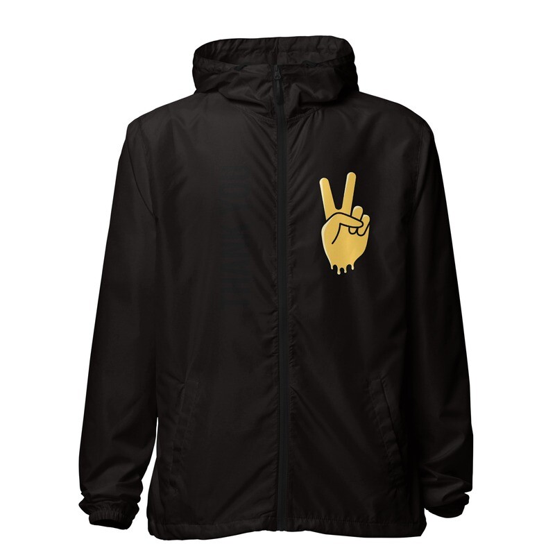Unisex lightweight zip up windbreaker