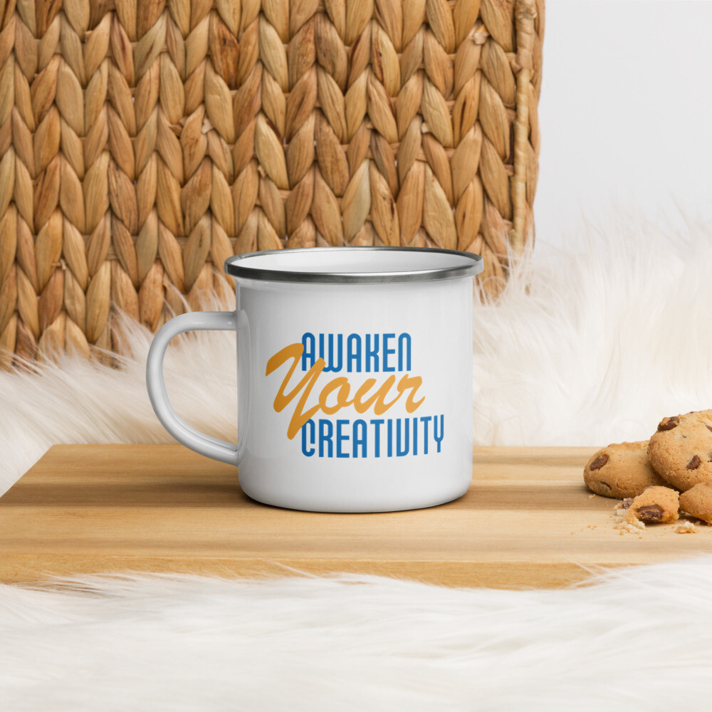 "Awaken" Enamel Mug