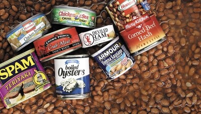 Tinned protein