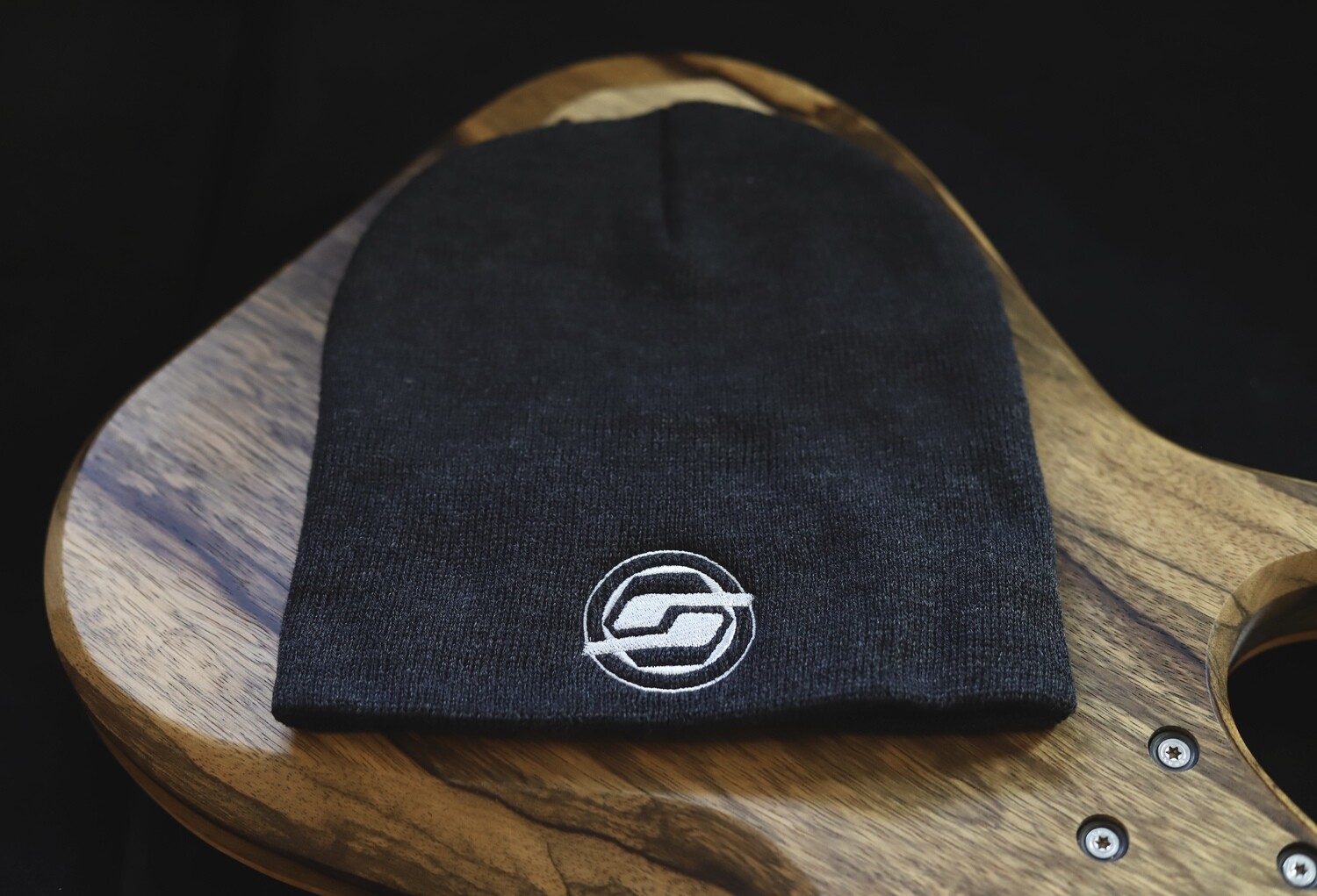 The Source Beanie (Charcoal with silver stitching)