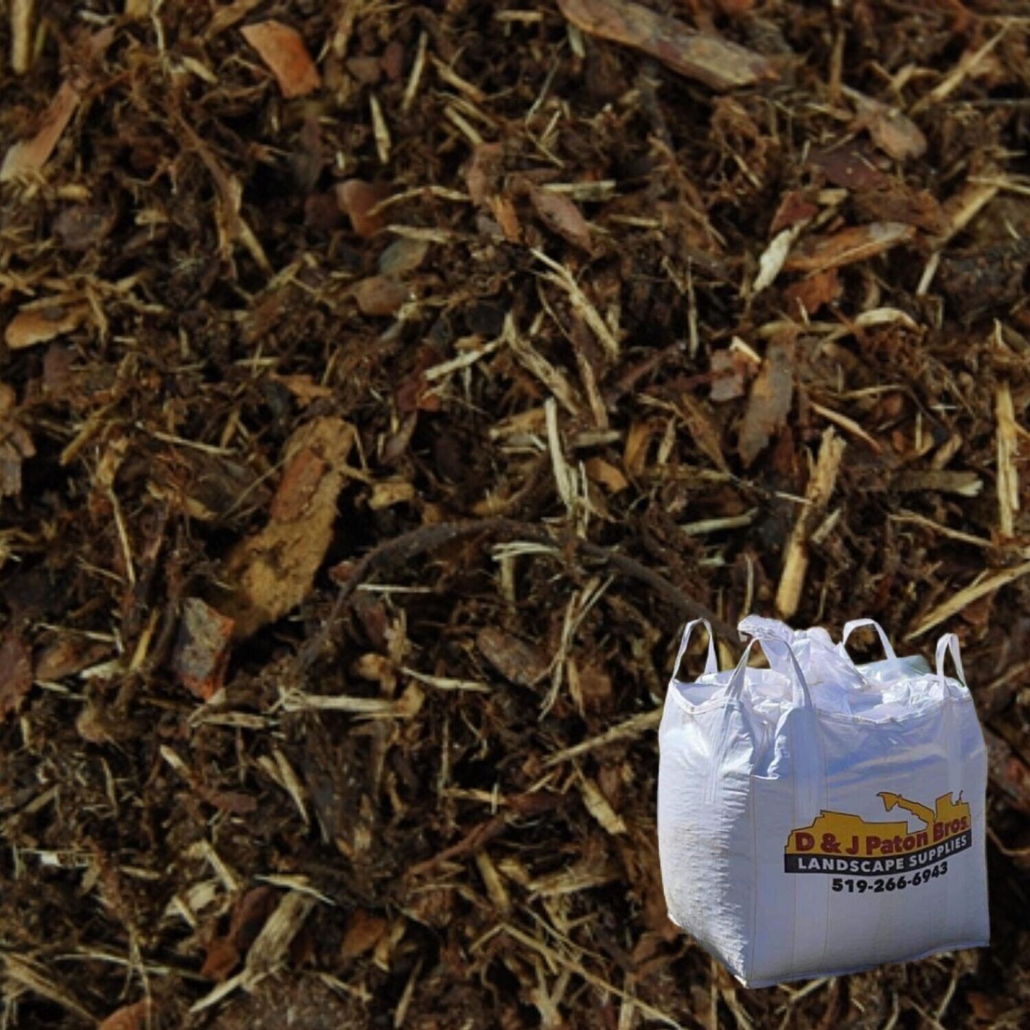 GroBark Pine Canada Red Mulch Bulk Bag