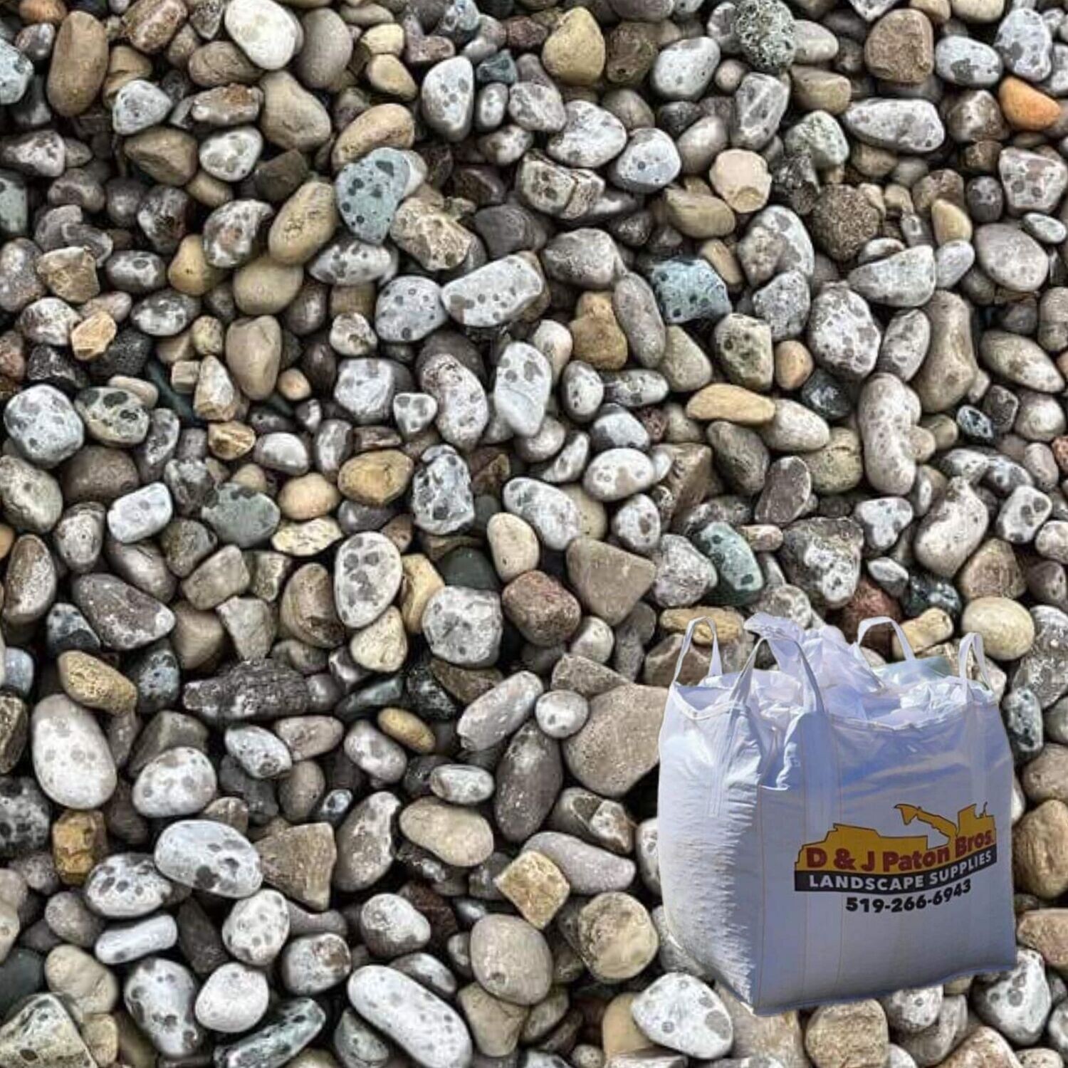 Small Riverstone Bulk Bag