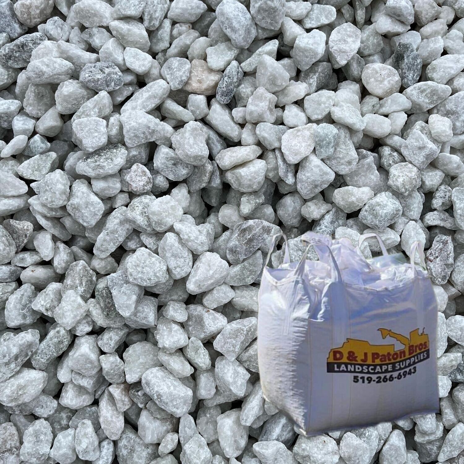 White Marble Bulk Bag
