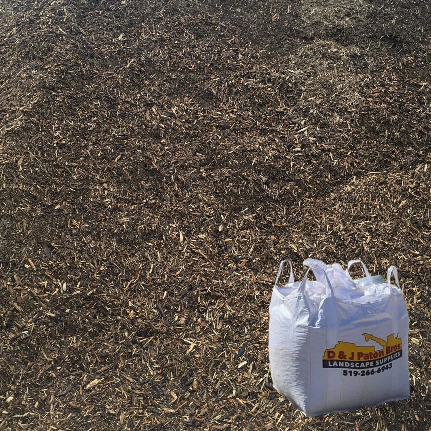 Brown Dyed Mulch Bulk Bag