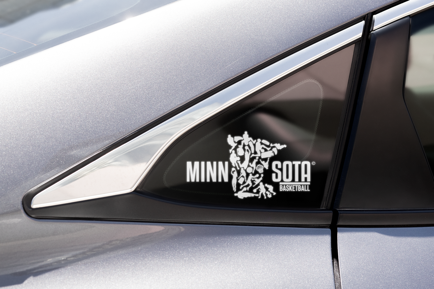 Stick 'EM Up - Basketball Trans. Sticker Stick 'EM Up - Basketball Trans. Sticker