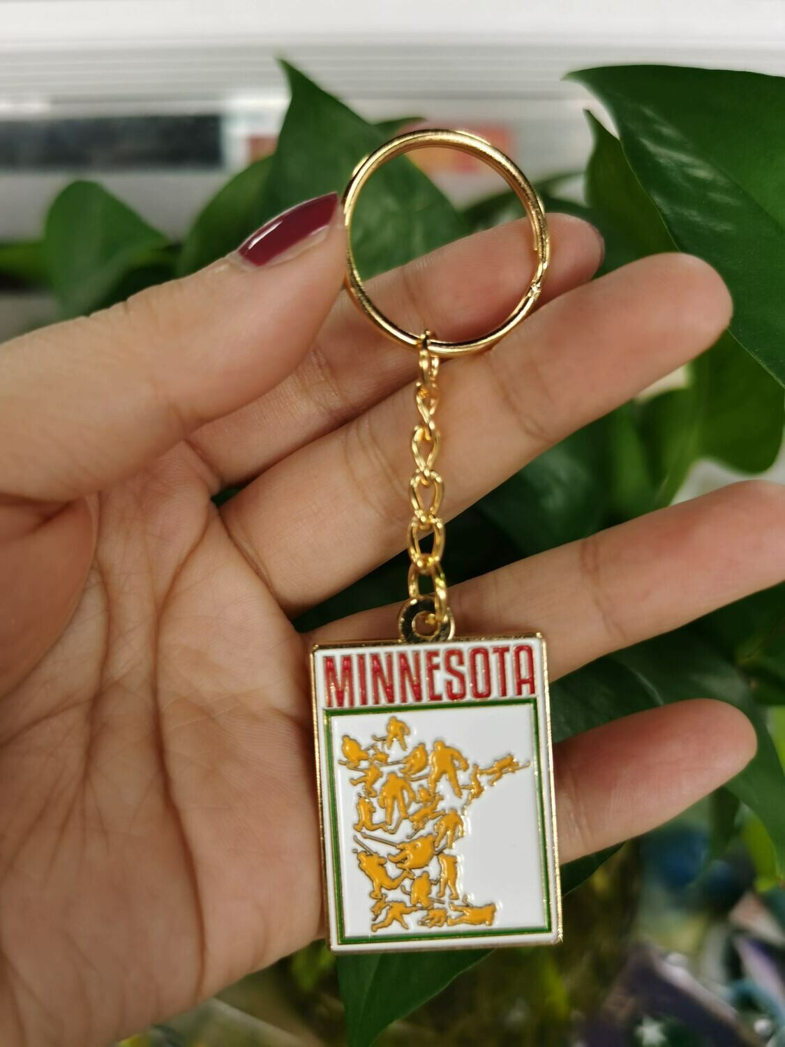 MN Hockey Keychain MN Hockey Keychain