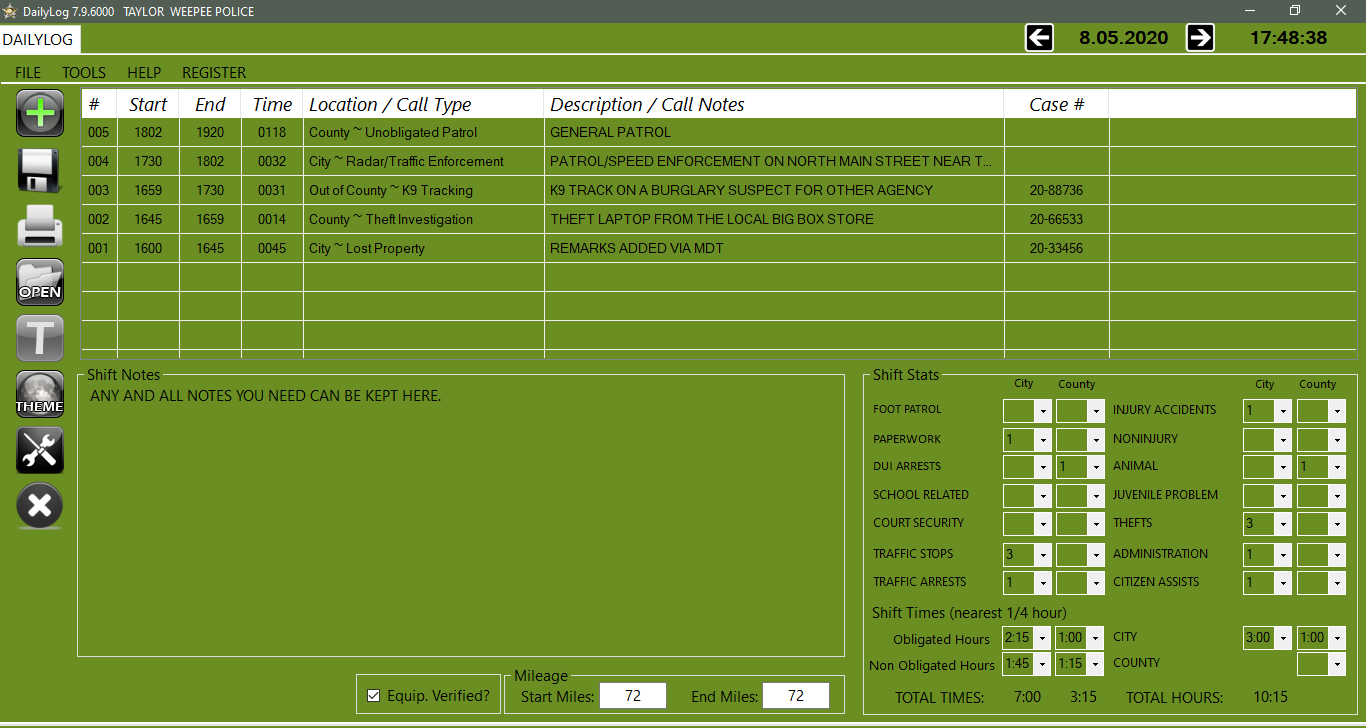 DailyLog Three License