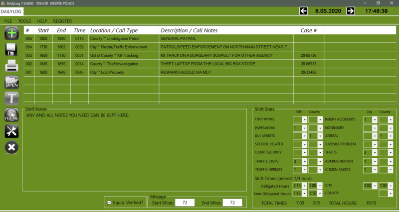 DailyLog Three License
