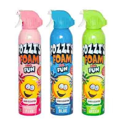 FOZZI's Bath Foam Aerosol for Kids, Brilliant Blue, Groovy Green and Perfectly Pink, Good Fozzi Fun, 11.04 ounces (313g) Each (Pack of 3) and Free Shipping FOZZI's Bath Foam Aerosol for Kids, Brilliant Blue, Groovy Green and Perfectly Pink, Good Fozzi Fun, 11.04 ounces (313g) Each (Pack of 3) and Free Shipping