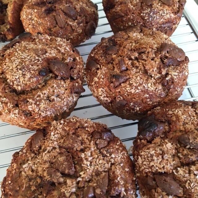 Banana Wheat Germ Muffins