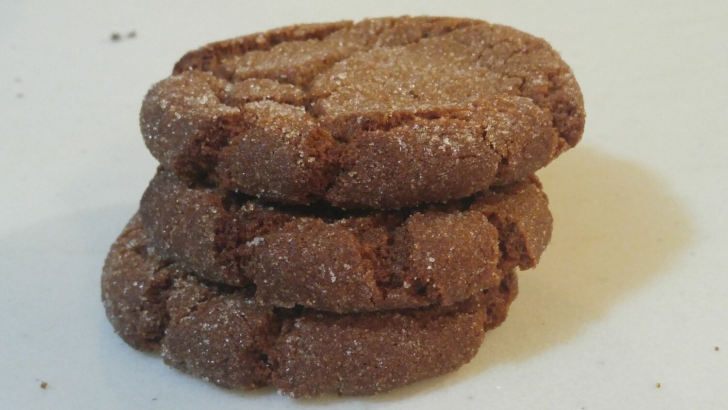 Crinkled MolassesCookies