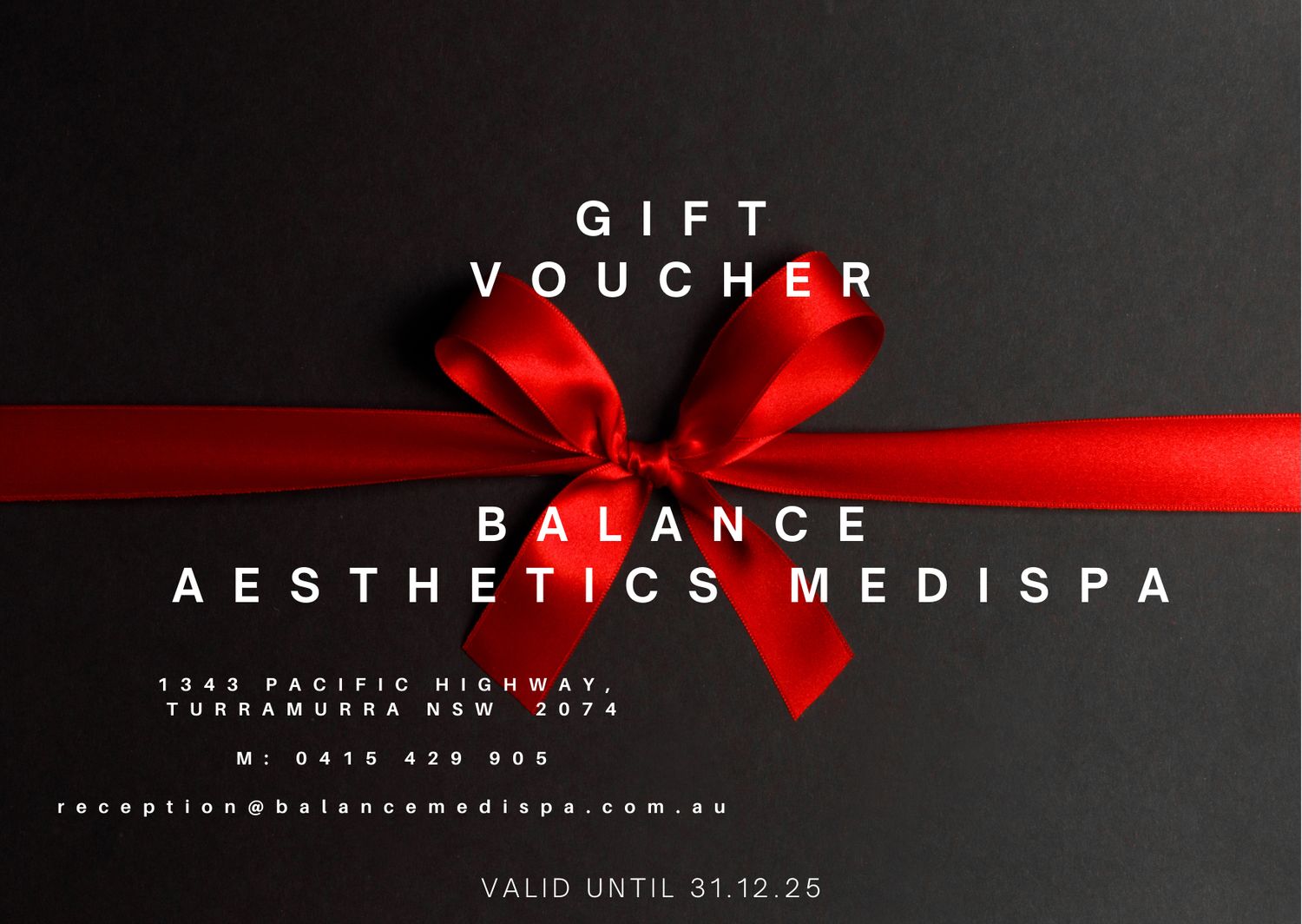 Balance Aesthetics Gift Card