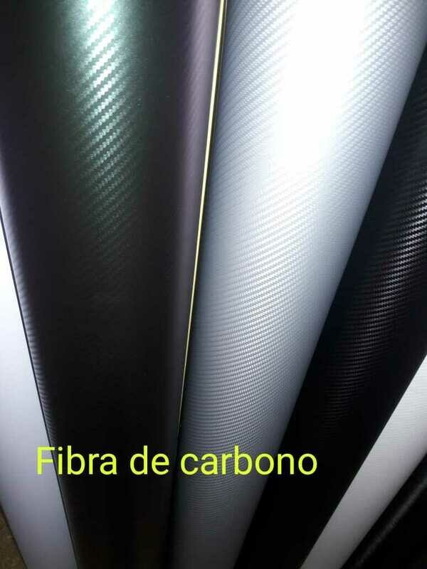 FIBRA DE CARBONO NEGRO 3D - VINIL ADHESIVO