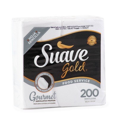 Servilleta Suave Gold Gourmet