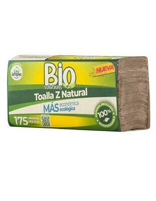 Toalla Z Biosolutions Natural 1 Hoja