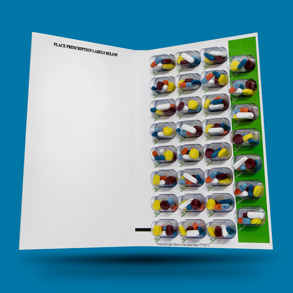 SureMed 31-Day Multi-Med Blister Card - 26 Cards and 26 Blisters