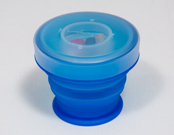 The GoCup Fold Flat Pill Cup