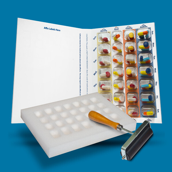 Qube 7-Day Mini Multi-Med Starter Kit - 6 Month Supply of Cards