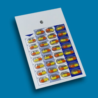 Medicine On Time 31 Day, One Piece Single Dose Blister Cards (Blister is Built into Card)