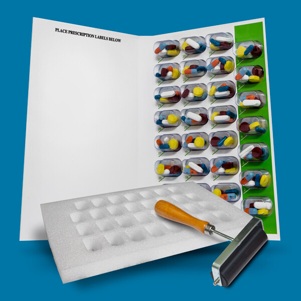 SureMed 31-Day Multi-Med Starter Kit - 26 Cards and 26 Blisters